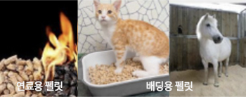 목재+커피찌꺼기 혼합 펠릿 조사업
